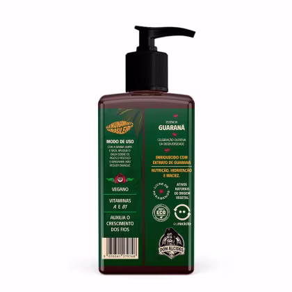 Imagem do produto Kit Balm e Shampoo Cabelo + Pente Curvo Guaraná Don Alcides