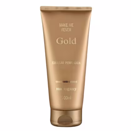 Imagem do produto Hidratante Desodorante Corporal Make me fever Gold 200ml Mahogany (Bisnaga)