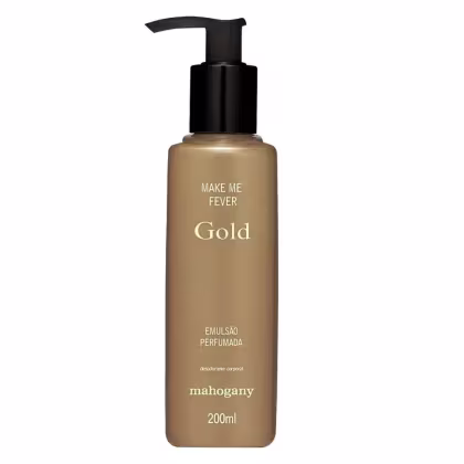 Imagem do produto Hidratante Desodorante Corporal Make me fever Gold 200ml Mahogany