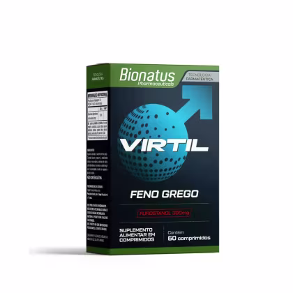 Imagem do produto Suplemento Alimentar Bionatus Virtil Feno Grego 60 Comprimidos