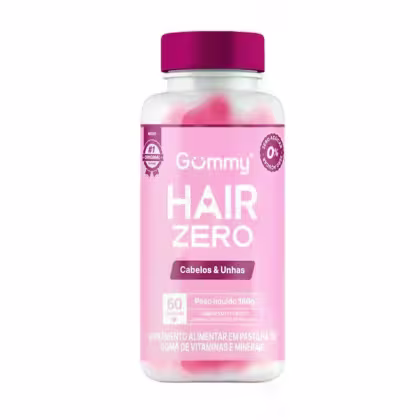 Imagem do produto Suplemento Alimentar Gummy Hair Zero Cabelos E Unhas Sabor Tutti-Frutti 60 Pastilhas De Goma