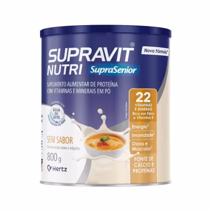 Imagem do produto Suplemento Alimentar Supravit Nutri Sem Sabor 800g