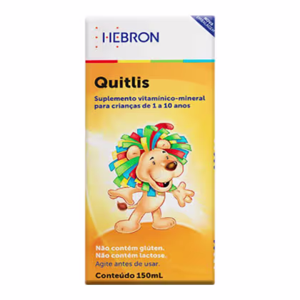 Imagem do produto Suplemento Alimentar Líquido Infantil Hebron Quitlis 150ml