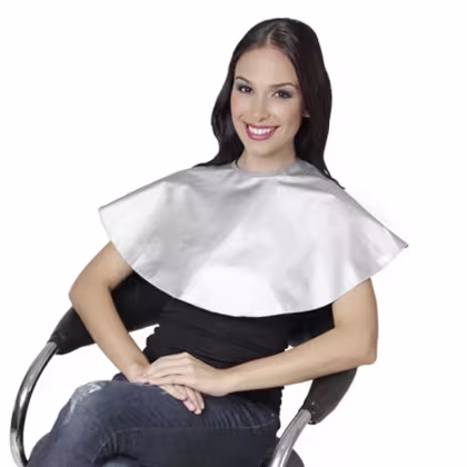 Imagem do produto PENTEADOR REDONDO EM NYLON IMPERMEÁVEL PRATA