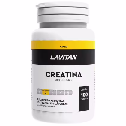 Suplemento Alimentar Lavitan Creatina 100 Cápsulas