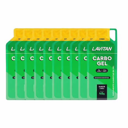 Imagem do produto Kit Cimed Carbo Gel Sabor Limão Sachês (10 Unidades)