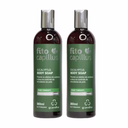 Imagem do produto 02 Sabonete Fito Capillus Eucalyptus Body Soap 360ml cada