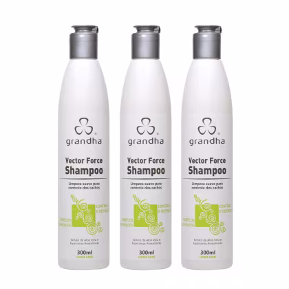 Imagem do produto 03 hampoo para Cachos e Crespos Vector Force 300ml