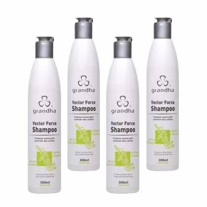 Imagem do produto 04 hampoo para Cachos e Crespos Vector Force 300ml