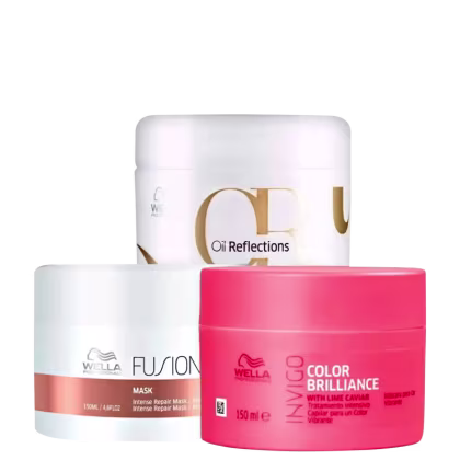 Imagem do produto Kit Wella Professionals Cronograma Capilar Color Perfect (3 Produtos)