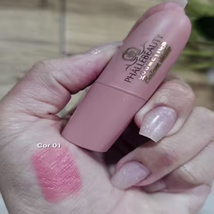Imagem do produto Batom Matte Fine Texture 01 - Phallebeauty