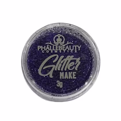 Imagem do produto Phalle Beauty Glitter Make 3g  - Roxo
