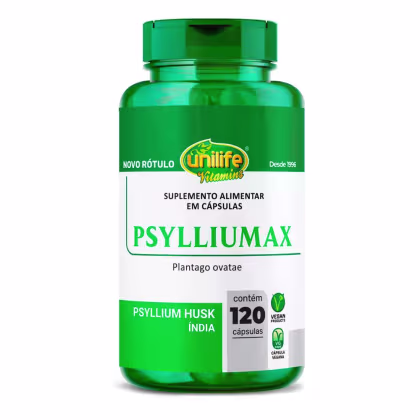 Imagem do produto Suplemento Alimentar Psylliumax Unilife 120 Cápsulas