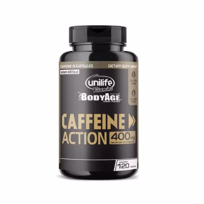 Imagem do produto Suplemento Alimentar Caffeine Action Cafeína Unilife 120 Cápsulas