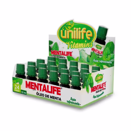 Imagem do produto Óleo de Menta Mentalife Unilife Display Com 24 Frascos De 10ml