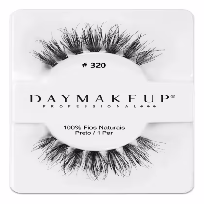 Imagem do produto Cílios Postiços Daymakeup  #320 Fios Naturais Human Hair