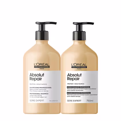 Imagem do produto Kit L'Oréal Professionnel Absolut Repair Gold Duo 750 (2 produtos)