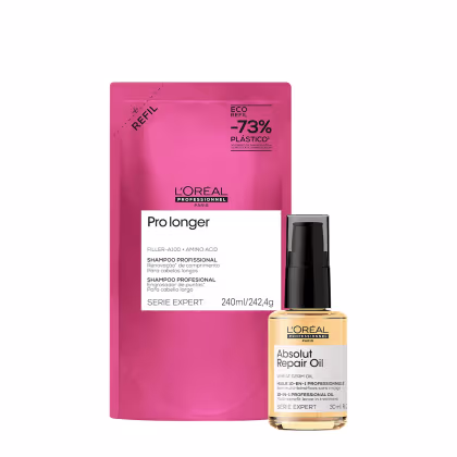 Imagem do produto Kit L'Oréal Professionnel Pro Longer Repair Shampoo Refil Oil 30 (2 produtos)