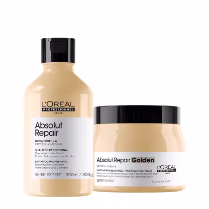 Imagem do produto Kit L'Oréal Professionnel Absolut Repair Shampoo 300 Máscara (2 produtos)