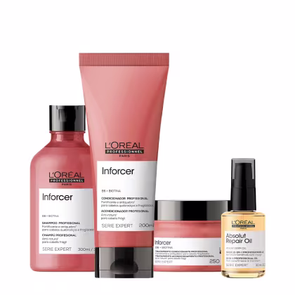 Imagem do produto Kit L'Oréal Professionnel Inforcer Repair Home Care Oil 30 (4 produtos)