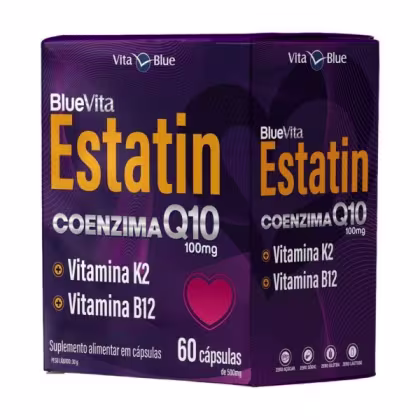 Imagem do produto Blue Vita Estatin Coenzima Q10 Vita Blue 60 Cápsulas
