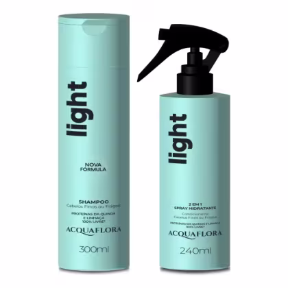 Imagem do produto Kit Acquaflora Light Shampoo & Condicionador em spay (2 Produtos)