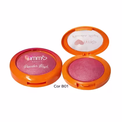 Imagem do produto Powder Blush Cintilante Cor B01 - Ammô Beauty