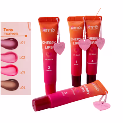 Imagem do produto Cherry Lips Lip Balm Nude 15ml - Ammô Beauty