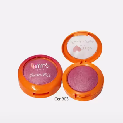 Imagem do produto Powder Blush Cintilante Cor B03 - Ammô Beauty