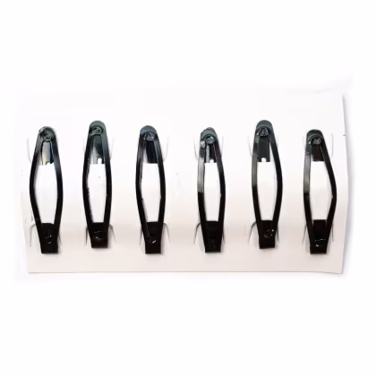 Imagem do produto Tic Tac Barretes P Preto Pacote 12x6 Unidades - Terumy Acessórios