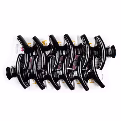 Imagem do produto Piranha Meia Lua Fina M Preta  Pacote 12x1 Unidade  - Terumy Acessórios