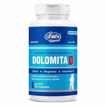 Imagem do produto Suplemento Alimentar Dolomita D Unilife 120 Cápsulas