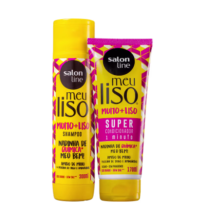 Imagem do produto Kit Salon Line Meu Liso Muito+Liso Super Duo (2 Produtos)