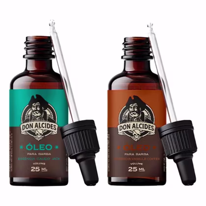 Imagem do produto Kit 2x Óleo Barba Cálico Jack e Vanilla Coffee Don Alcides