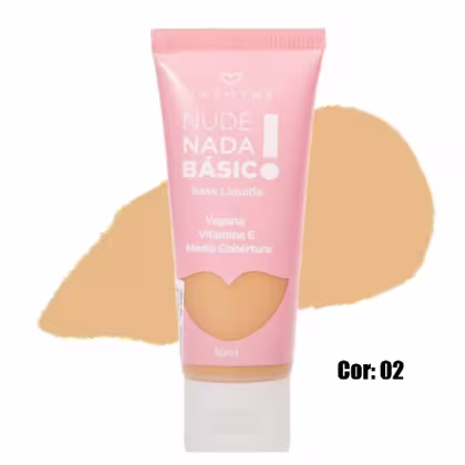 Imagem do produto Base Líquida Matte Nude Nada Básic 02 - Jasmyne