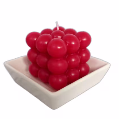Imagem do produto Vela Bubble Média Aromática Decoração Presente 110g