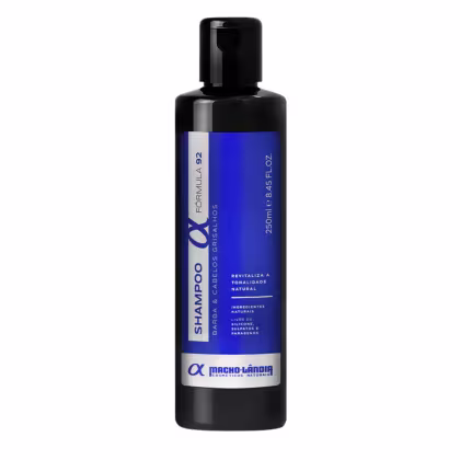 Imagem do produto Shampoo Masculino Macho-lândia 250ml - Fórmula 92 - Fios Grisalhos