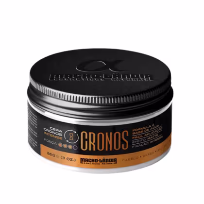 Imagem do produto Cera Masculina Cabelo e Barba Matte Macho-Lândia Cronos 86G - INTENSE