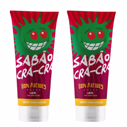 Imagem do produto Kit 2x Sabão Cra Cra Sabonete Íntimo Masculino Don Alcides