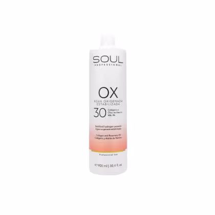 Imagem do produto Soul Professional OX Vol 30 Água Oxigenada 900ml