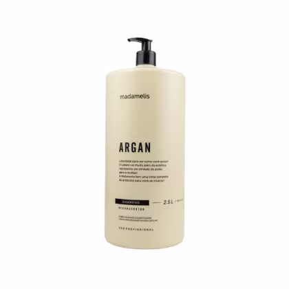 Imagem do produto Madamelis Argan Profissional Reconstrutor Shampoo 2.5 Litros