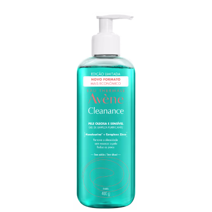 A imagem mostra o Gel de Limpeza Facial Cleanance da marca Avène.