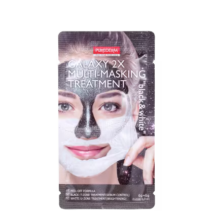 Imagem do produto Purederm Galaxy 2X Black & White - Máscara Facial 12g