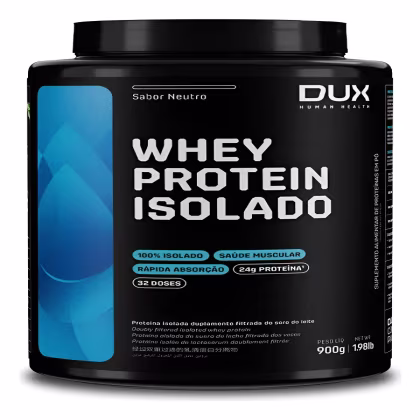 Imagem do produto Whey Protein Isolado 900g Sabor Neutro DUX
