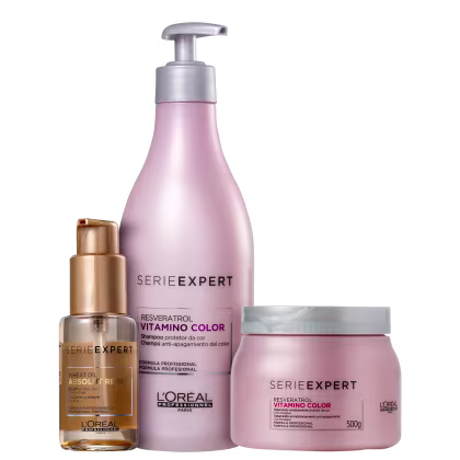 Imagem do produto Kit L'Oréal Professionnel Serie Expert Vitamino Color Resveratrol Repair (3 Produtos)