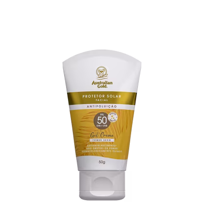 Imagem do produto Australian Gold Antipoluição FPS 50 - Protetor Solar Facial 50g
