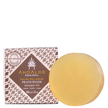 Imagem do produto Ahoaloe Praticidade 3x1 - Shampoo Sólido 100g