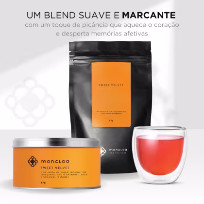 Imagem do produto Chá Infusão de Frutas Sweet Velvet Moncloa Pouch 65g
