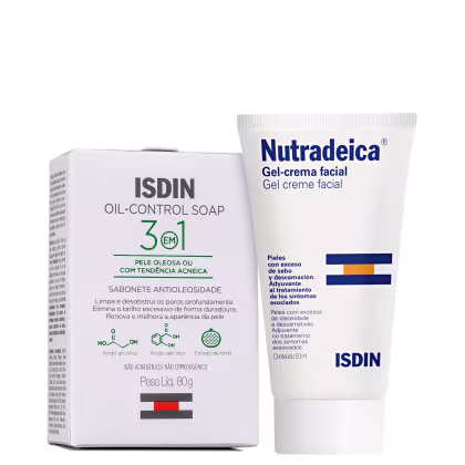 Imagem do produto Kit ISDIN Antioleosidade Limpeza & Hidratação (2 produtos)