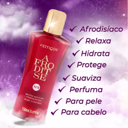 Imagem do produto Kit Óleo de Massagem Afroditse e 2 LubVibes Morango e Menta Aplicador